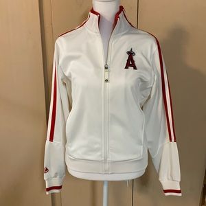 Majestic LA Angels Ladies Sz S Warmup Jacket
